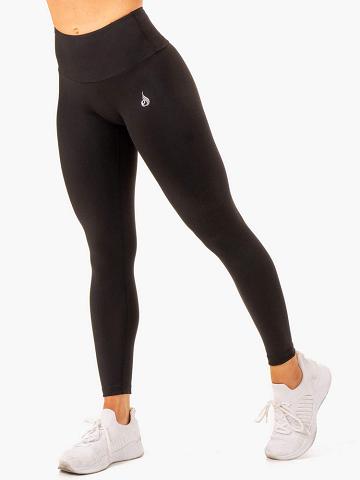 Women's Ryderwear Women Leggings Vital High Waisted Scrunch Leggings Black | NZ1908DN