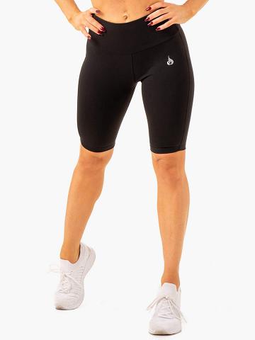 Women's Ryderwear Women Shorts Action Bike Shorts Black | NZ2121KI