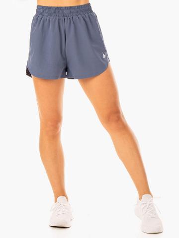 Women's Ryderwear Women Shorts Element Training Shorts Steel Blue | NZ2098XF