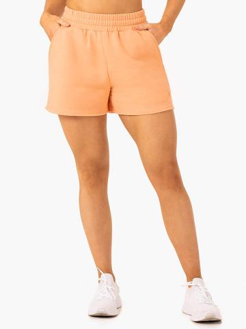 Women's Ryderwear Women Shorts Elevate Track Shorts Apricot | NZ2072XF