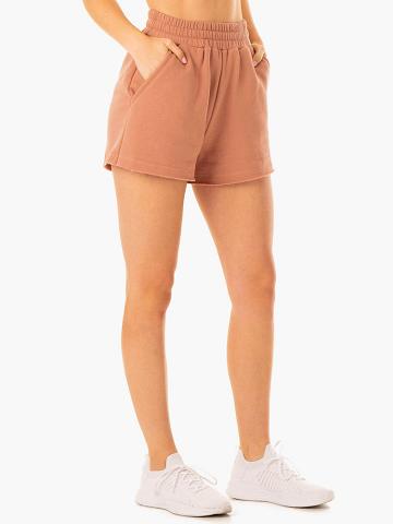 Women's Ryderwear Women Shorts Elevate Track Shorts Rosewood Pink | NZ2120JJ