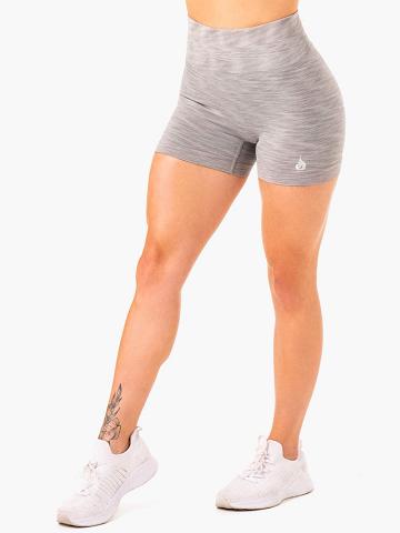 Women's Ryderwear Women Shorts Evolve Seamless High Waisted Shorts Grey | NZ2011SO