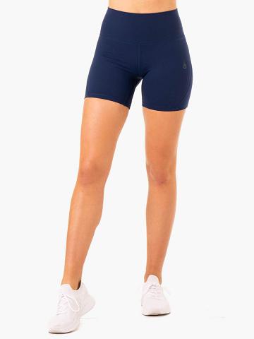 Women's Ryderwear Women Shorts NKD Align Shorts Navy | NZ2186TV