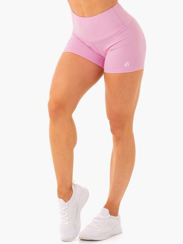 Women's Ryderwear Women Shorts Staples Scrunch Bum Booty Shorts Pink | NZ1999MA