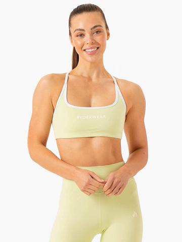 Women's Ryderwear Women Sports Bra Frequency Sports Bra Mint | NZ2221FM