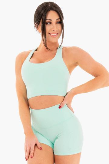 Women's Ryderwear Women Sports Bra NKD Sports Bra Aqua | NZ2523AP