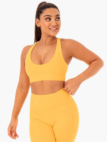 Women's Ryderwear Women Sports Bra Sola Sports Bra Mango | NZ2448IS