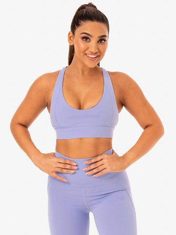 Women's Ryderwear Women Sports Bra Sola Sports Bra Purple | NZ2451TV