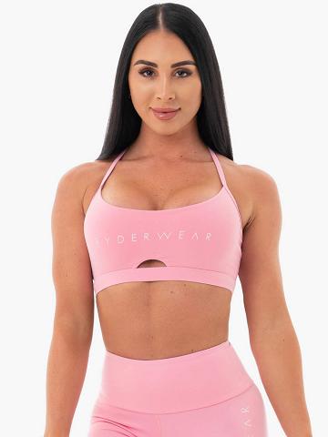 Women's Ryderwear Women Sports Bra Staples Sports Bra Pink | NZ2557EX