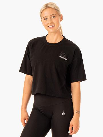 Women's Ryderwear Women T Shirts Edit T Shirts Black | NZ2757VD