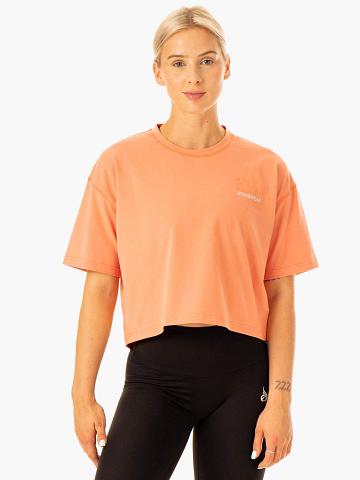 Women's Ryderwear Women T Shirts Edit T Shirts Terracotta | NZ2760ZG