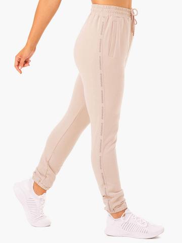 Women's Ryderwear Women Track Pants Base High Waisted Track Pants Mushroom | NZ3053SO