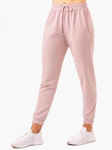 Women's Ryderwear Women Track Pants Off-Duty Fleece Track Pants Rose Marl | NZ3048HK