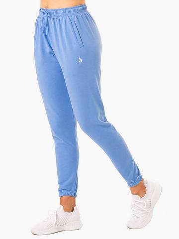 Women's Ryderwear Women Track Pants Off-Duty Fleece Track Pants Sky Blue | NZ3061RW