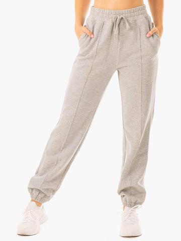 Women's Ryderwear Women Track Pants Revival High Waisted Track Pants Grey Marl | NZ3074OR